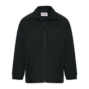 Absolute Apparel Heritage Full Zip Fleece / Black Opal